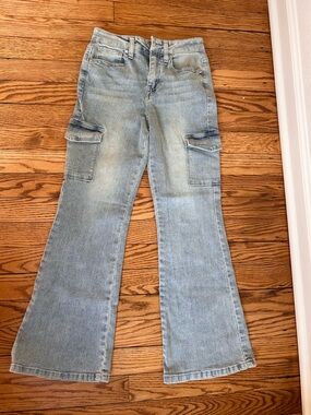 YMI GIRL Cargo Flare Size 10 Jeans
